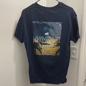 Gildan Navy Blue Hawaii Graphic Tee